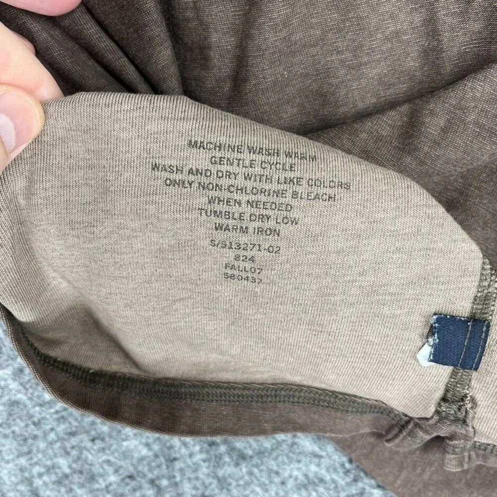 Banana Republic Shirt‎ Mens Medium Brown Long Sleeve Relaxed Casual Fit Crewneck